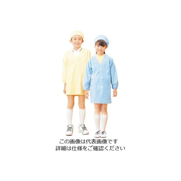 江部松商事（EBEMATSU） 学童給食衣シングル SKVA358 2号 M ブルー 1個 63-7226-59（直送品）