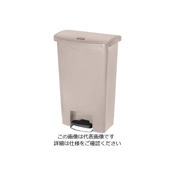 アズワン ラバーメイド スリムジムステップオンコンテナー フロントステップ 30L ベージュ 1883456 63-7231-86 1個（直送品）