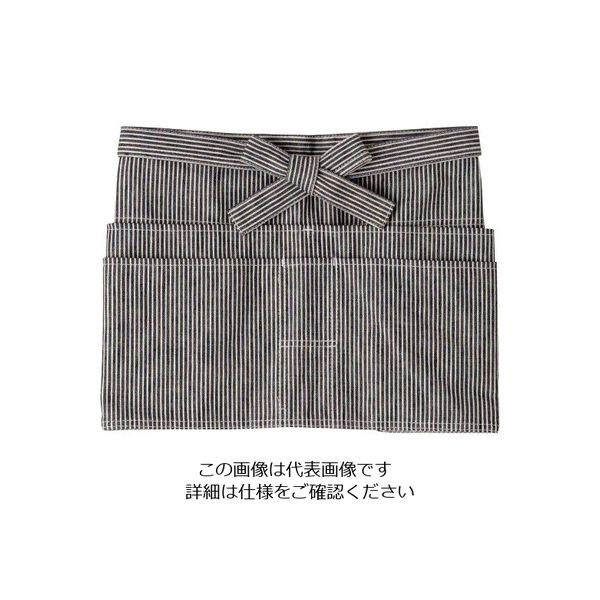 セブンユニフォーム エプロン RT6868ー1 ネイビー×オフホワイト 63-7228-74 1個（直送品）