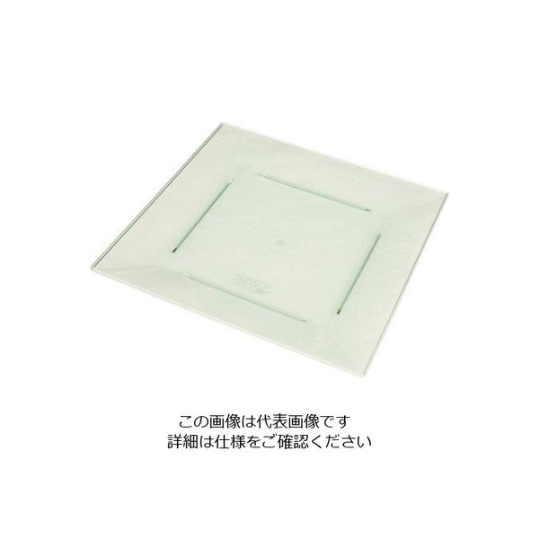 ニシキ プラ容器 角皿 大(10枚入)エメラルドグリーン 63-7231-40 1枚(10枚)（直送品）