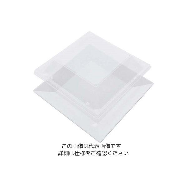 ニシキ プラ容器 角皿 35用蓋(10枚入) 63-7231-44 1枚(10枚)（直送品）