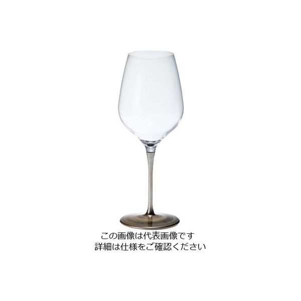 江部松商事（EBEMATSU） インアルト トレセンシ ワイングラス L 550mL アンティーク加工 シルバー 63-7238-39（直送品）