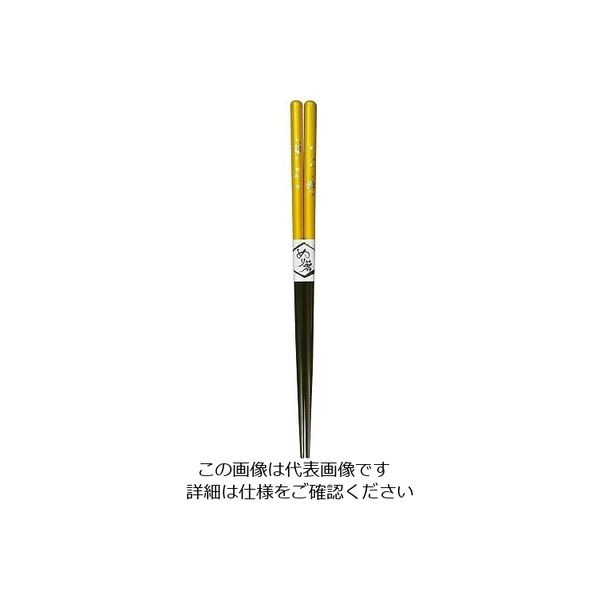 丸十（マルジュウ） 塗分箸 花きらり 22.5 64-2537