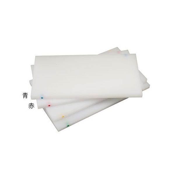 東和ポリエイト PCまな板Nー37 ピン1箇所打込み 赤 371065 1個 63-7295-77（直送品）