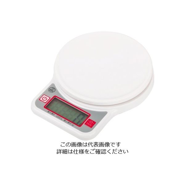 パール金属 ラウンドミー デジタルキッチンスケール 1.0kg用 D-16 1個 63-7316-82（直送品）