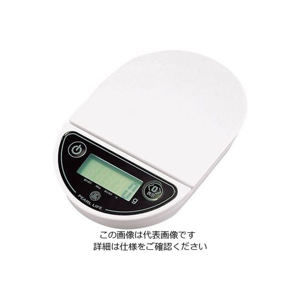 パール金属 オーバルミー デジタルキッチンスケール 1.0kg用 D-10 1個 63-7316-81（直送品）