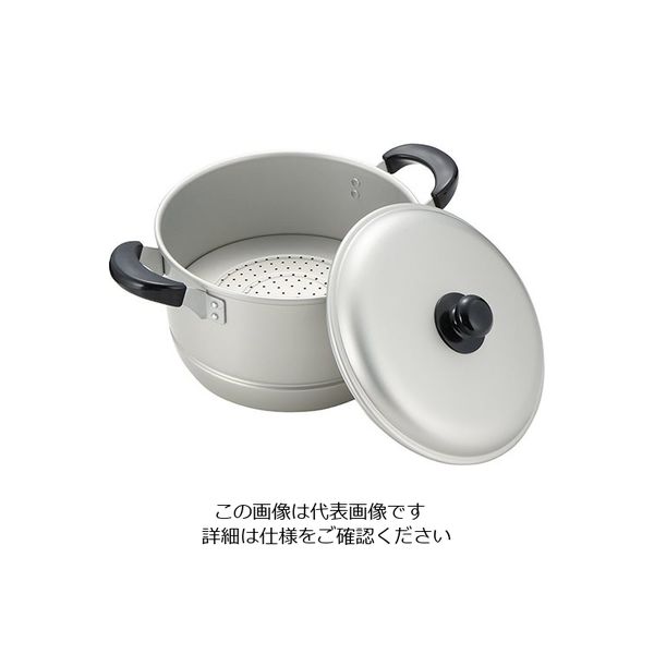 ワコートレーディング ニューセレット アルミ両手兼用鍋 24cm H-2415 1個 63-7317-10（直送品）
