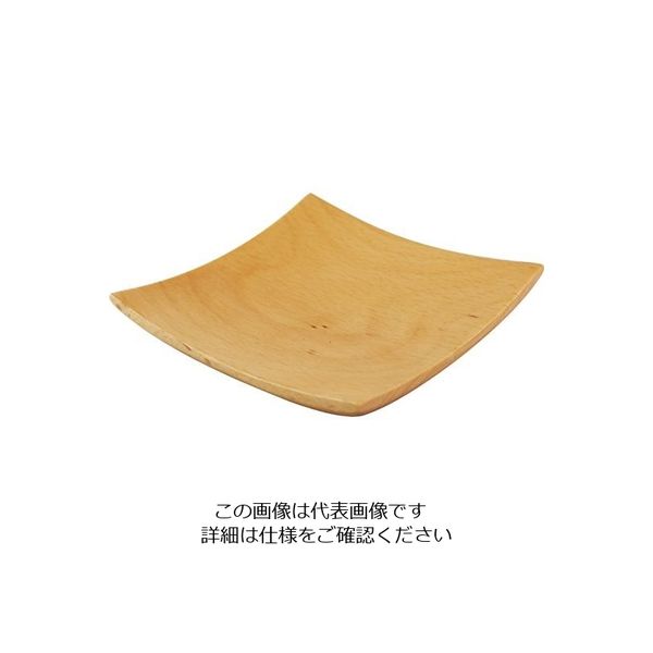 丸十 ブナ スクエアプレート 大 V-109 1個 64-2535-83（直送品）