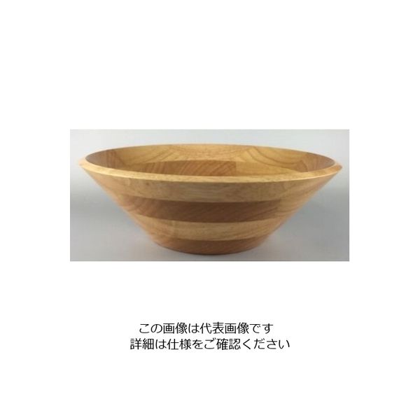 丸十 サラダボウル ナチュラル φ16×7.8cm V-034 1個 64-2536-01（直送品）