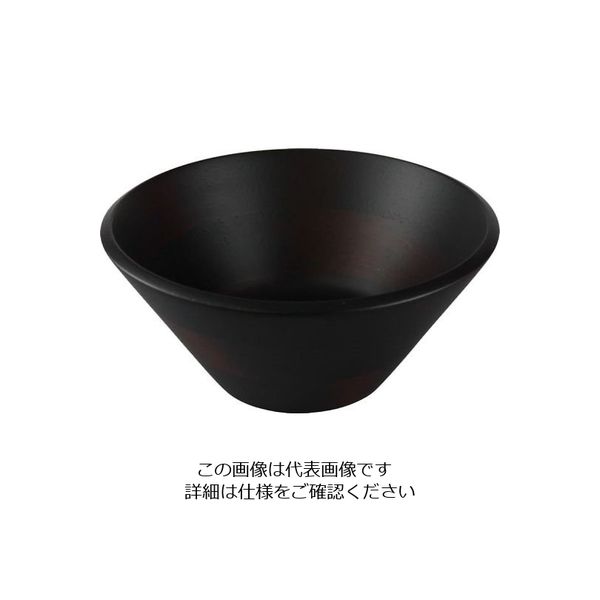 丸十 サラダボウル ブラウン φ14×6.3cm V-039 1個 64-2536-06（直送品）