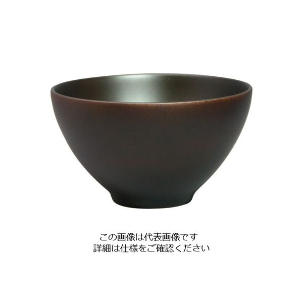 丸十 なごみカフェボウル ダークブラウン TL1-3C 1個 64-2536-14（直送品）