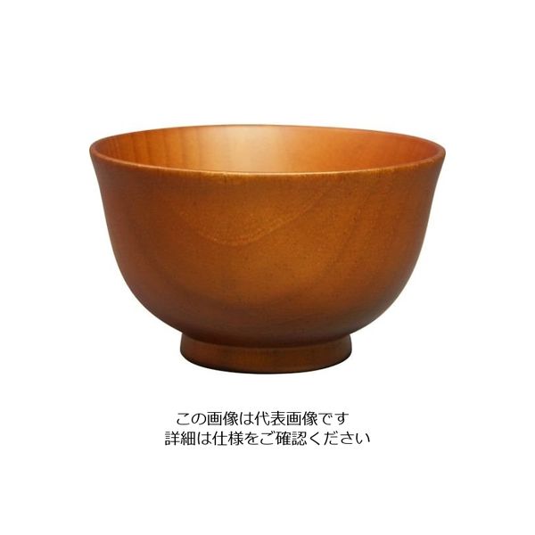 丸十 なごみモダンボウル ライトブラウン TL10-12B 1個 64-2536-18（直送品）