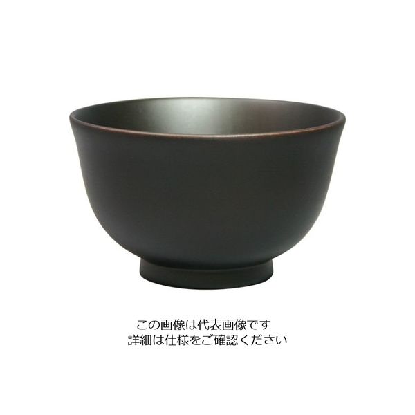 丸十 なごみモダンボウル ダークブラウン TL10-12C 1個 64-2536-19（直送品）
