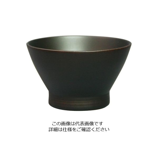 丸十 なごみスープボウル ダークブラウン TL4-6C 1個 64-2536-24（直送品）