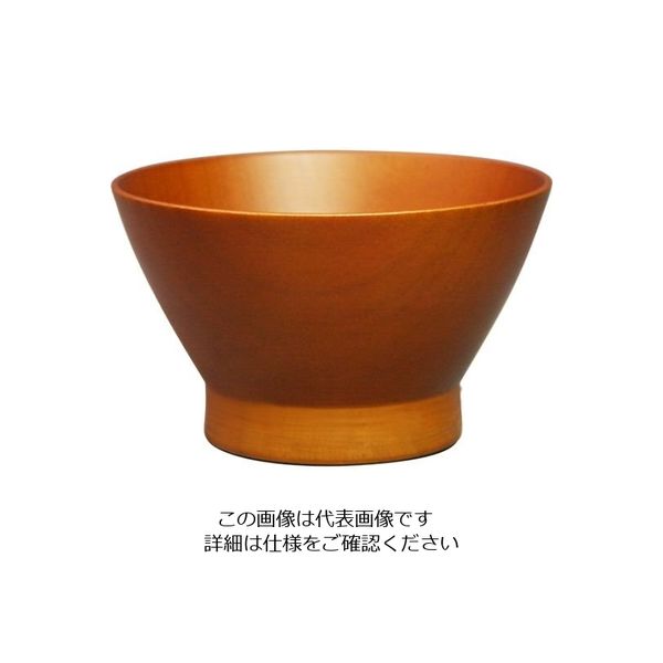 丸十 なごみスープボウル ライトブラウン TL4-6B 1個 64-2536-23（直送品）