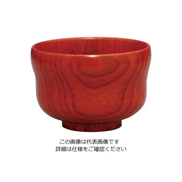 丸十 ひさご汁椀 茜 CH102R 1個 64-2536-34（直送品）