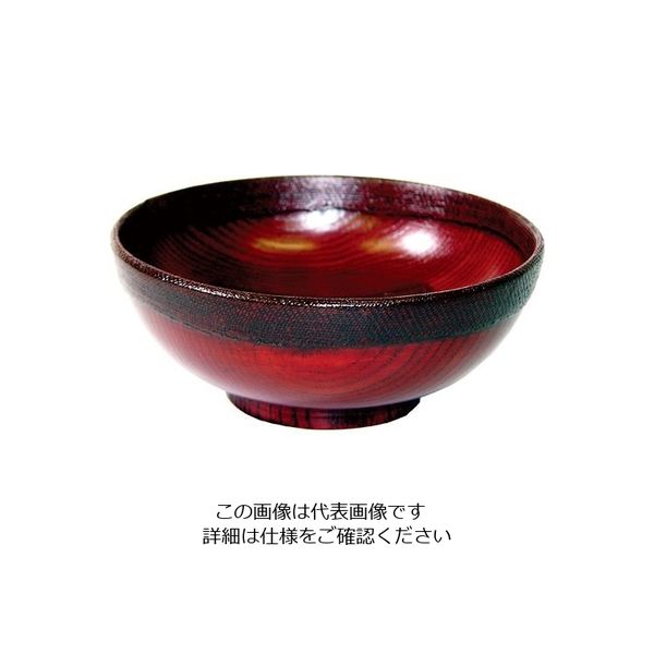 丸十 3.8布貼り小鉢 茜 YS062-4 1個 64-2536-39（直送品）