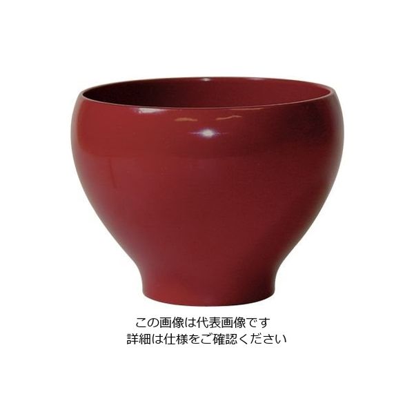 丸十 デザートカップ 朱 CH018-3 1個 64-2536-43（直送品）