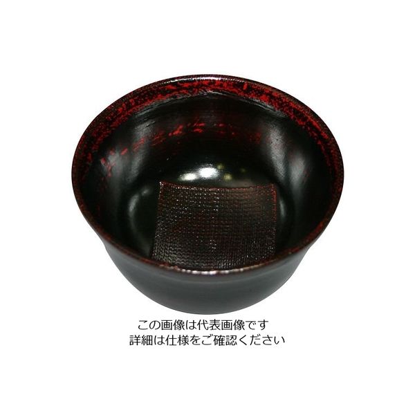 丸十 4.0羽反布貼り汁椀 曙 CH116AK 1個 64-2536-45（直送品）