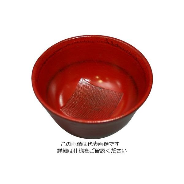 丸十 4.3羽反布貼り汁椀 根来 CH115NE 1個 64-2536-48（直送品）