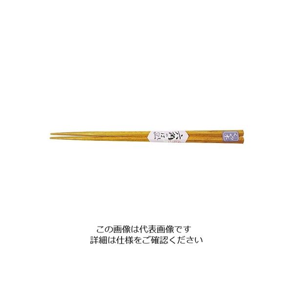 丸十（マルジュウ） 六角木箸 22.5 64-2537