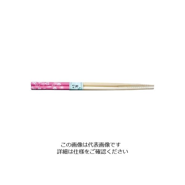 丸十 白竹箸 桜 ピンク 22.5 J227SA-P 1個 64-2538-02（直送品）