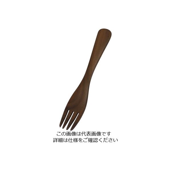丸十 ウォルナット フォークS V-088 1個 64-2538-55（直送品）