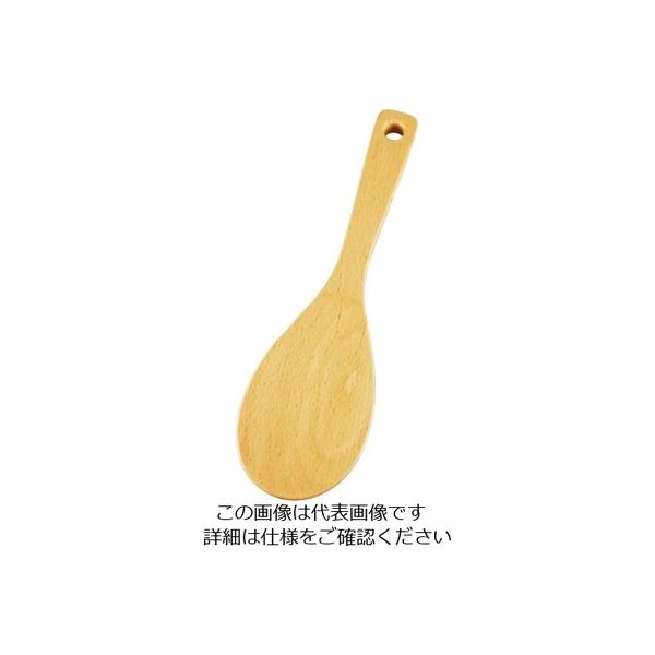 丸十 ブナ しゃもじ V-095 1個 64-2538-83（直送品）