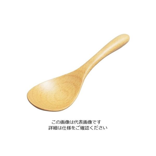 丸十 ブナ 取り分けスプーン 大 V-026 1個 64-2538-89（直送品）