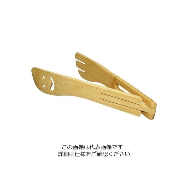 丸十 炭化竹 スマイルサーバートング SW-231K 1個 64-2539-15（直送品）