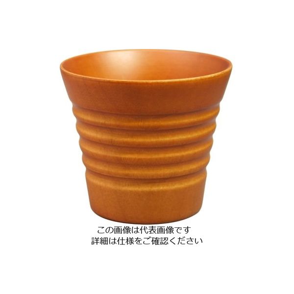 丸十 ラインカップ ライトブラウン TL09080B 1個 64-2540-37（直送品）