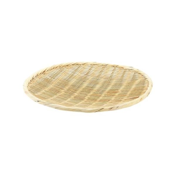 萬洋 竹製盆ザル 24cm 15-802 1個 64-3246-75（直送品）
