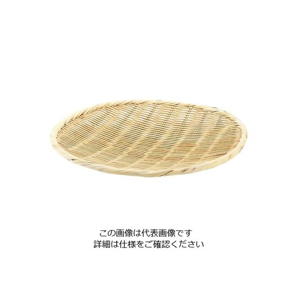 萬洋 竹製盆ザル 21cm 15-801 1個 64-3246-74（直送品）