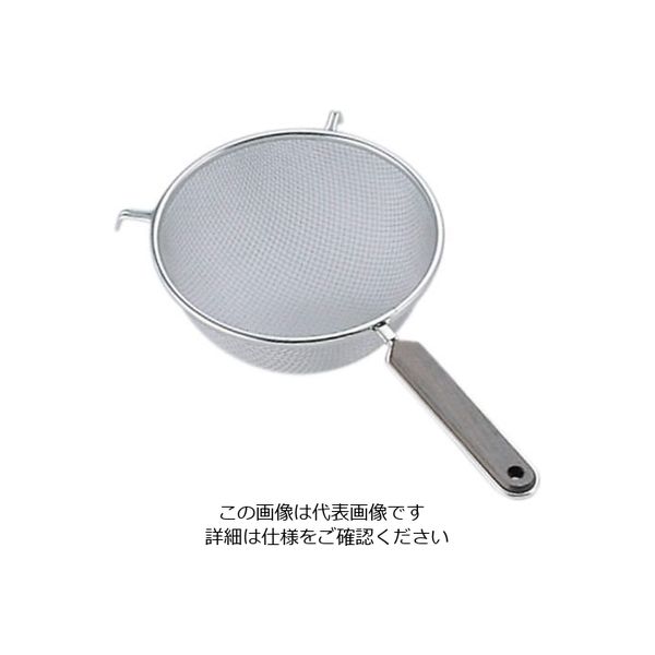 エムテートリマツ 18ー8ローズ柄ストレーナー 20cmW 64-3247-22 1個（直送品）