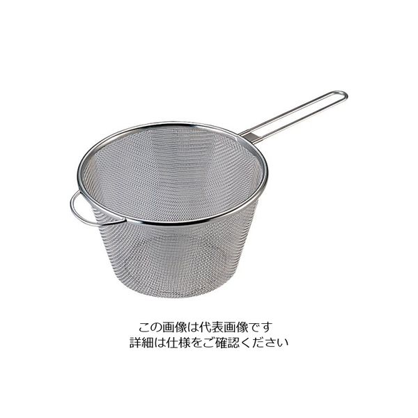 エムテートリマツ 18ー8ボイルストレーナー足付 16cm 64-3247-40 1個（直送品）