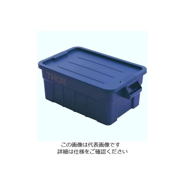 Trust ラージボックス(フタ付) ブルー 3011 1個 64-4184-91（直送品）