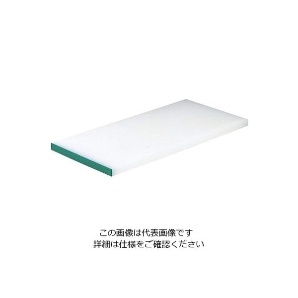 天領まな板 PCまな板カラー縁付 グリーン K5AX20mm 1個 64-3250-14（直送品）