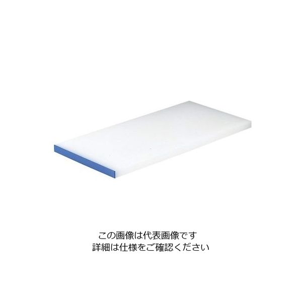 天領まな板 PCまな板カラー縁付 ブルー K5AX20mm 1個 64-3250-17（直送品）