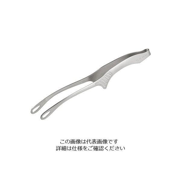 丸山ステンレス 焼肉トング 足付 大26cm シルバー 11813013 1個 64-3940-94（直送品）