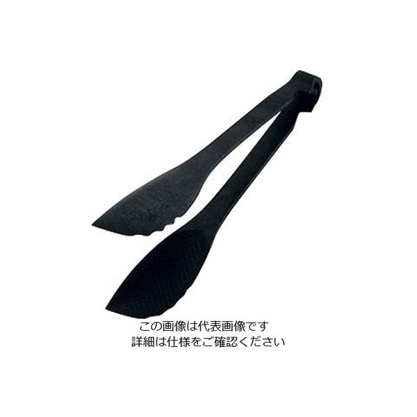 遠藤商事 TKG マジックサービングトング 24cm ブラック 64-4184-61 1個（直送品）