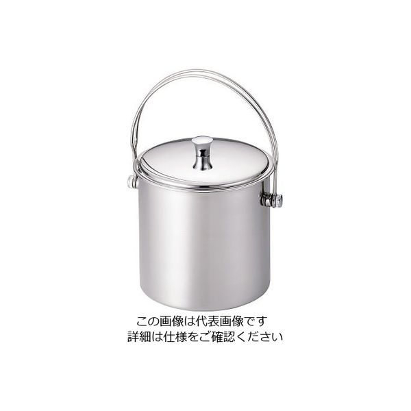 遠藤商事 ステン2層式アイスペール 2.7L 64-4203-46 1個（直送品）