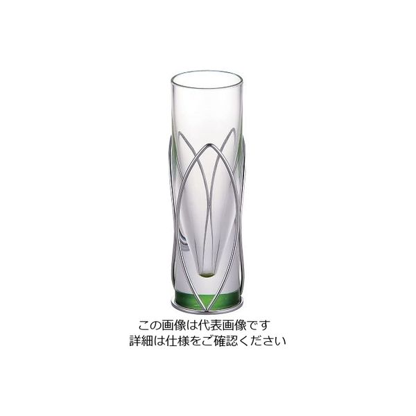 遠藤商事 レインボー花立 グリーン 64-4202-53 1個（直送品）