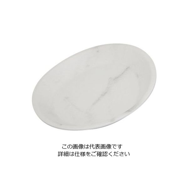 カーライルフードサービスプロダクツ リッジ・ディナーウェア クーププレート マーブル 53101 1個 64-4205-05（直送品）