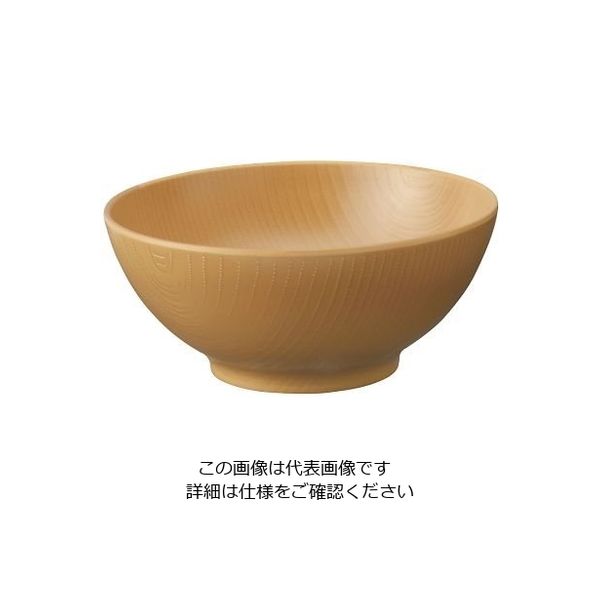 台和 ウォールナ ボール 17cm ライトブラウン 64-4205-90 1個（直送品）