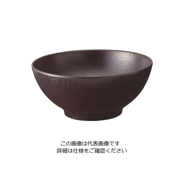 台和 ウォールナ ボール 17cm ダークブラウン 64-4205-91 1個（直送品）