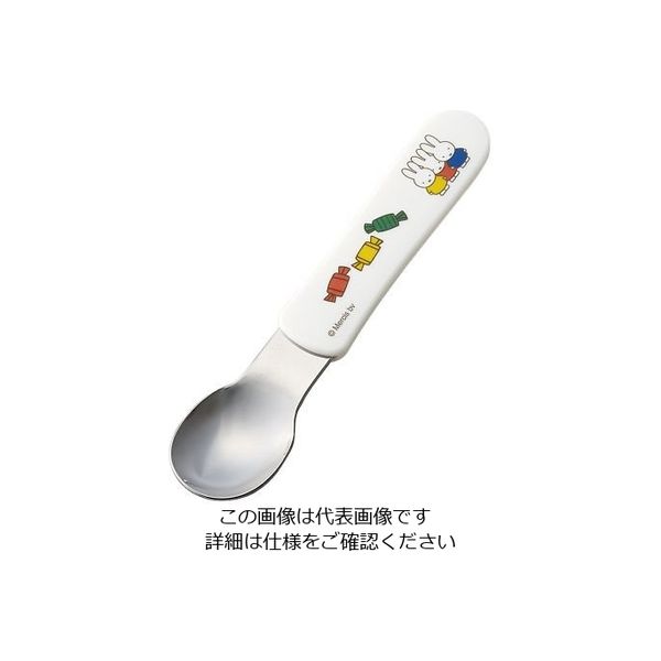 関東プラスチック工業 メラミンお子様食器「ミッフィー」 スプーン M-1408FT 1個 64-4205-92（直送品）