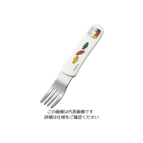 関東プラスチック工業 メラミンお子様食器「ミッフィー」 フォーク M-1409FT 1個 64-4205-93（直送品）