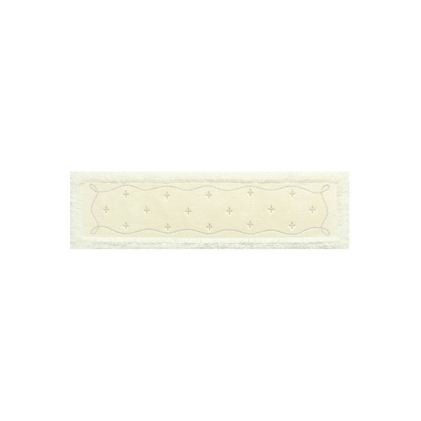 センコー NYNAS プロローグ キッチンマット 約50× 180cm ホワイト