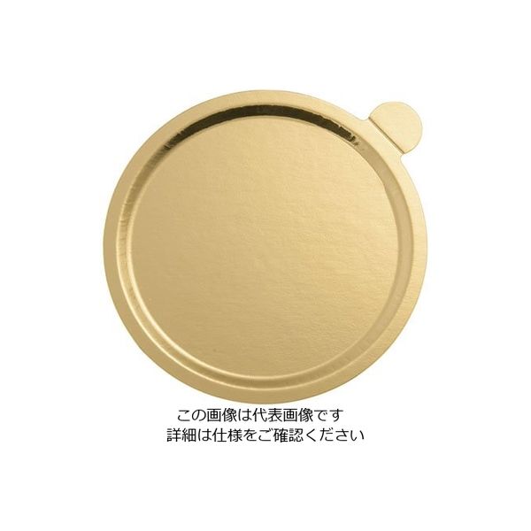 遠藤商事 デコラプレート カルトンロンド 25枚入 Jゴールド 50 1セット(25枚) 63-5705-21（直送品）