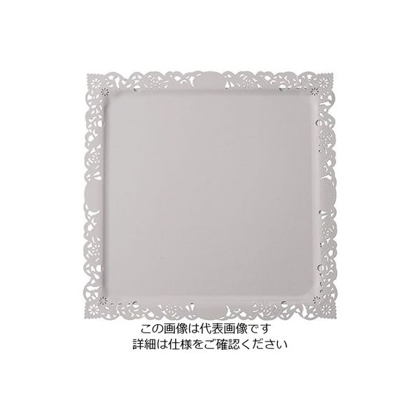 遠藤商事 デコラプレート アンスール 25枚入 白 Y60 1セット(25枚) 63-5705-18（直送品）